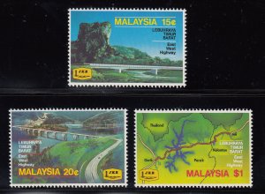 Malaysia Scott #259-261 MNH