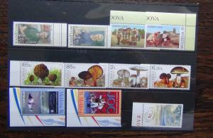 Moldova 1996 2003 2004 Europa sets 2005 Information 2007 Fungi MNH