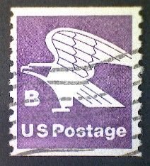 United States, Scott #1820, used(o), 1981,  B Eagle Transition, (18¢)