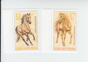 2013 Czech Republic Horses (2) (Scott 3585-6) MNH