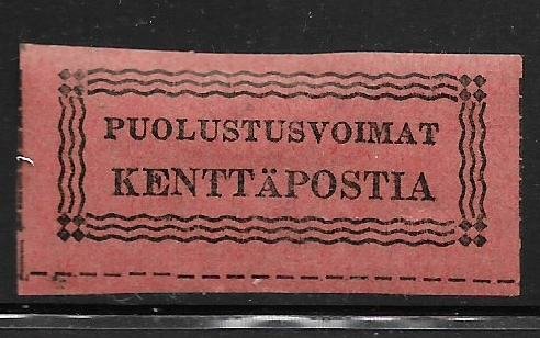 FINLAND, M1, HINGED, MILITARY STAMPS