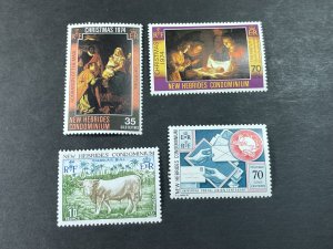 NEW HEBRIDES (BRITISH) # 193-196-MINT NEVER/HINGED--4 STAMP RUN--1974-75