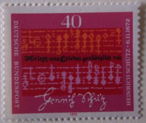 Germany 1096 Cat $0.75 MNH Full Set Music Topical