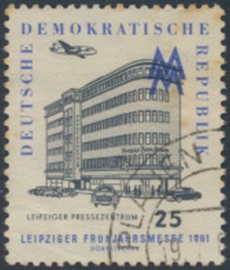 German Democratic Republic  SC# 534  Used   Leipzig Far Aircraft  see  detail...