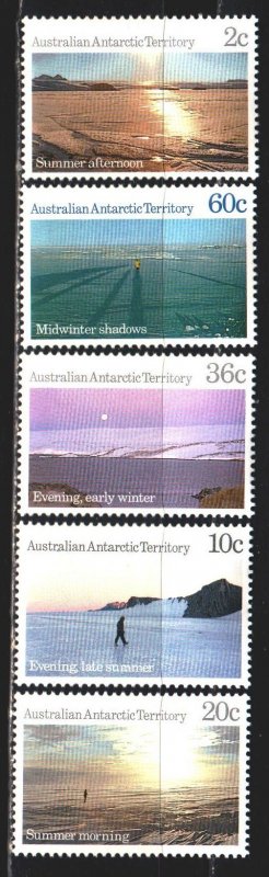 Australian Antarctic Territory (AAT). 1987. 74-78. Landscapes of Antarctica. ...