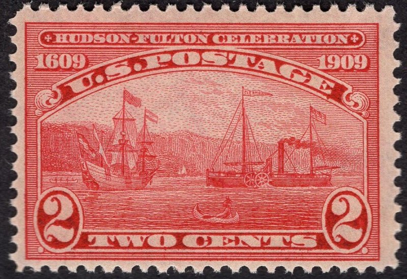 US #372 Very Fine w/Original Gum. Never Hinged. Bold rich color.