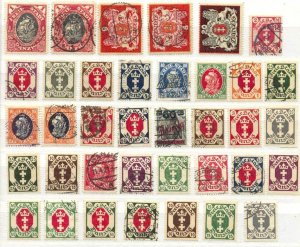 Danzig Mi.51-104/ 37 used/mint values