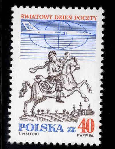 Poland Scott 2759 MNH** Post Rider stamp