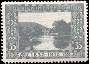 Bosnia & Herzegovina #52-55, Incomplete Set(4), 1910, Hinged