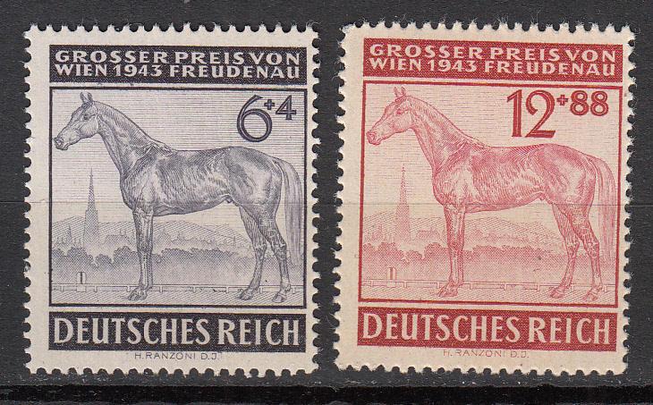 Germany - 1943 Vienna Race Sc# B244/B245 - MNH (9110)