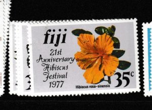 Fiji Flowers SC 376-9 MNH (7gel)