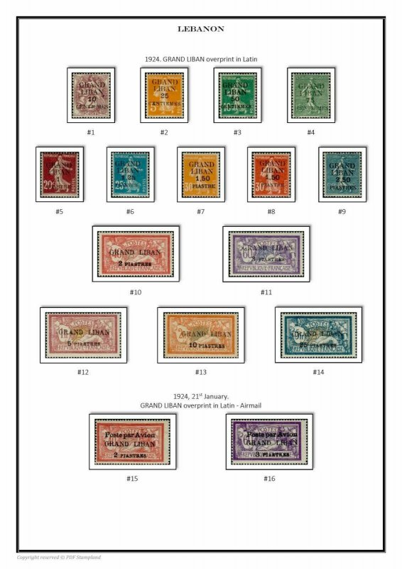 French Mandate (Syria and Lebanon) 1923 - 1946