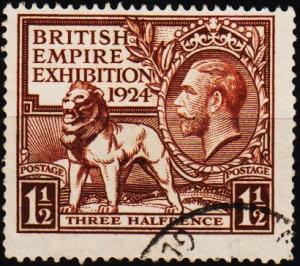 Great Britain. 1924 1 1/2d S.G.431 Fine Used