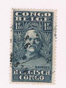 Belgian Congo  #122 Used Morton Stanley (B0201)