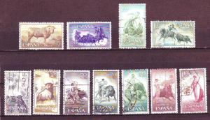 Spain 909-919 Used short set