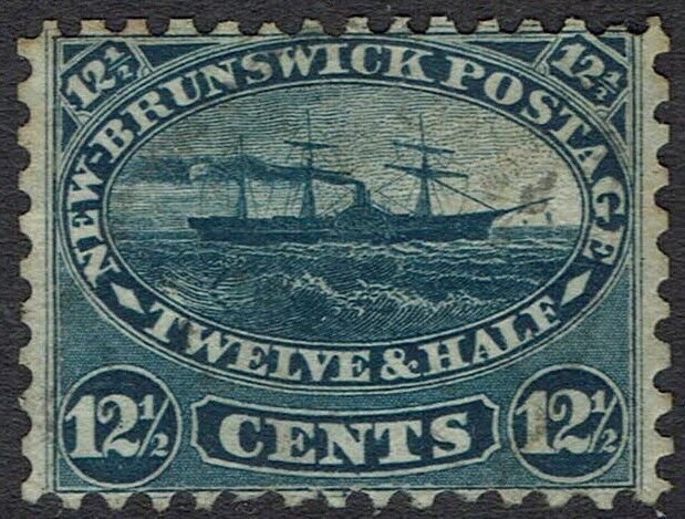 NEW BRUNSWICK 1860 SHIP 12.5C LIGHT USED