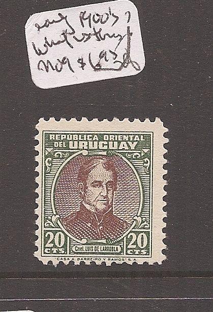 Uruguay 20c green Larrobla MOG (2dbi)