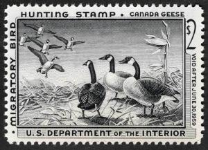 US Sc RW25 NH Original Gum Federal Duck Hunting Stamp