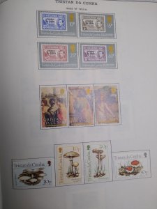 collection on pages Tristan da Cunha 1980-90 PT: CV $113