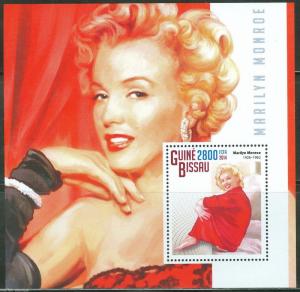 GUINEA BISSAU 2014 MARILYN MONROE   SOUVENIR SHEET MINT NH