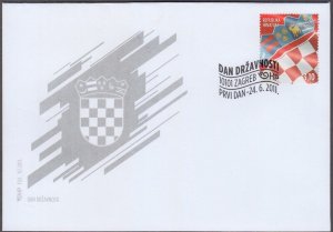 CROATIA Sc # 807 FDC - 20th INDEPENDENCE DAY