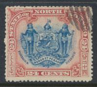 North Borneo SG 111b Used perf 15 see details corrected inscription see scans 