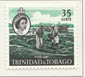 1960 English Colony British Colony TRINIDAD & TOBAGO 35c MH* A28P14F27282-