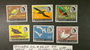 Pitcairn Islands 1964-1965 Scott 39-50 short #51 QEII.. topicals complete