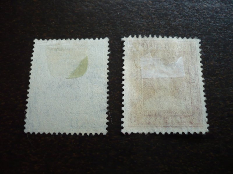 Stamps - Newfoundland - Scott# 245-246 - Used Part Set of 2 Stamps