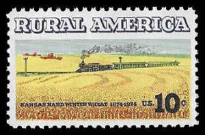 PCBstamps   US #1506 10c Rural American - Wheat, MNH, (41)