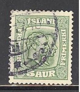 Iceland 102 used SCV $ 1.50 (RS)