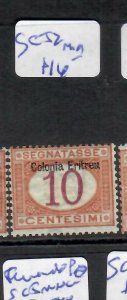 ERETRIA ITALIAN COLONY (P0803B)  POSTAGE DUE  10C  SC J2   MOG 