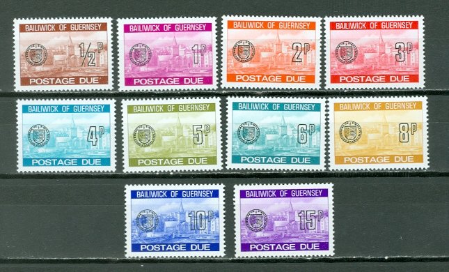 GUERNSEY 1977 #J18/J28...MNH...$2.50