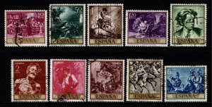 Spain 1968 Stamp Day & Fortuny Commem., Set [Used]