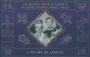 Cook Islands 2010 SG1602 Lifetime of Service portrait QEII MS MNH