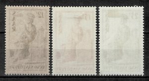 Saarland 1950 ☀ Holy Year Sc# 222 - 224 ☀ MH set