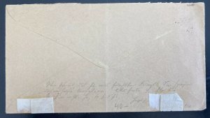 1920s La Paz Bolivia Postal Stationery Cover To Challapata Sc#41 44 46 