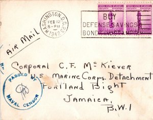 United States 1940's Commemoratives 3c Defense (2) 1942 Washington, D.C. Conc...