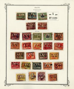 Haiti Old Time Stamp Collection