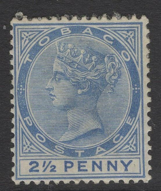 TOBAGO SG16 1883 2½d DULL BLUE MTD MINT