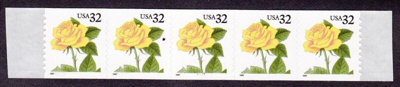 PNC5 32c Yellow Rose SA 5566 US 3054 MNH F-VF