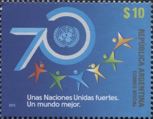 Argentina 2015 MNH Stamps Scott 2769 70 Years of United Nations