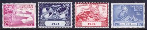 Fiji - Scott #141-144 - MH - Lt. crease on #141, 142 - SCV $3.35