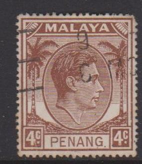 Malaya Penang Sc#6 Used