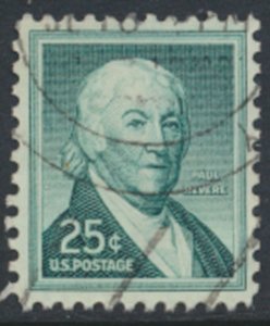 USA  SC#  1048  Used 1958   Paul Revere   see scan