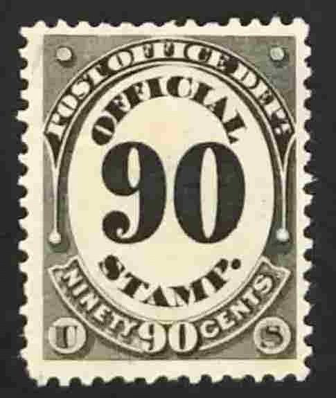 United States O56 VF MH OG ** See Certificate **