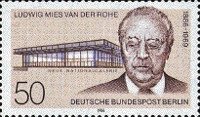 Berlin 9N508 unused 50pf, perf 14, multicolored, issued in 1986