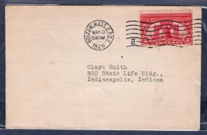 USA 1926 Scott 627 cover w/Special cancel,card inside est value $15.00