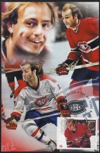 CANADA # 2944.02 GUY LAFLEUR HOCKEY STAMP on MAXIMUM CARD