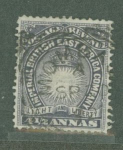 British East Africa #20 Used Single